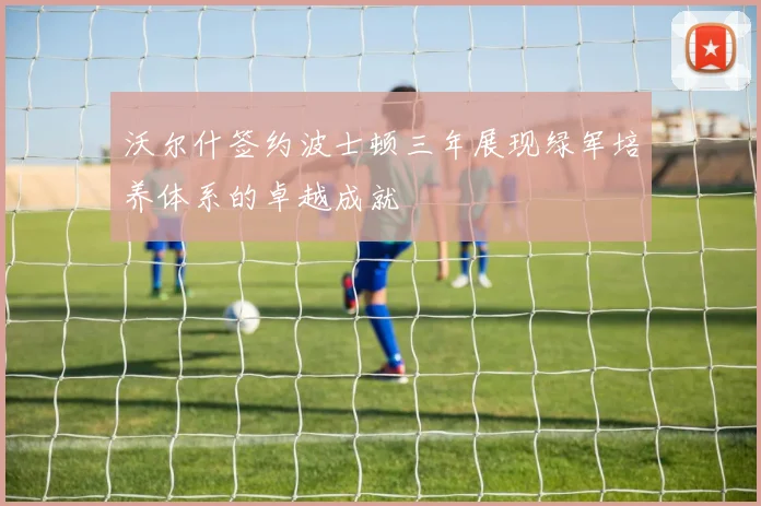 沃尔什签约波士顿三年展现绿军培养体系的卓越成就