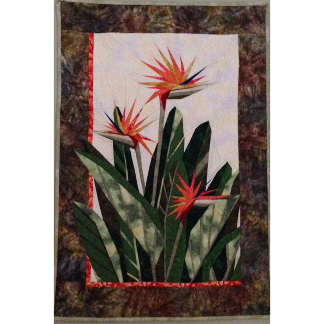 Birds of Paradise Hanging Quilt